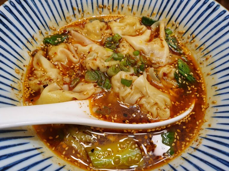 Sopa de wonton. Sichuan Kitchen. Madrid. Foto: Xavier Agulló.