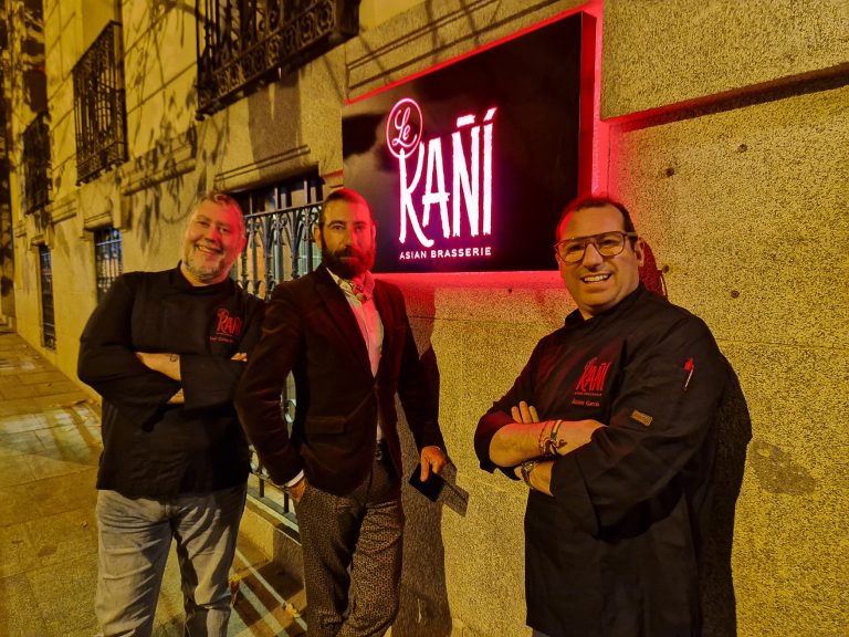 José Carlos Fuentes, Emilio de Ávila y Álvaro Garcés. Le Kañí. Madrid. Foto: Xavier Agulló.