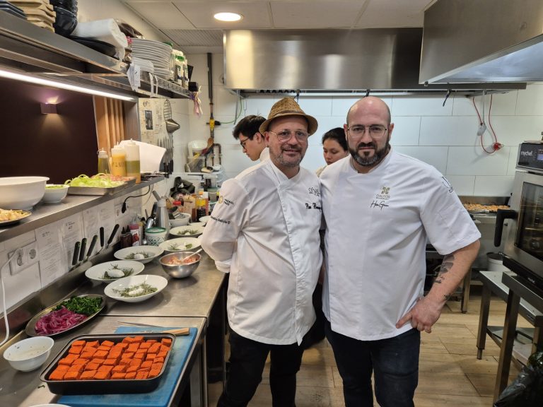 Pau Bermejo y Héctor Gimeno (Casual Chefs). D'Autor. Castellón. Foto: Xavier Agulló.