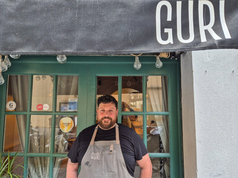 Nicolás Zas, chef de Gurí. Barcelona. Foto: Xavier Agulló.